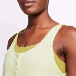 NEW Nike Yoga Luxe Henley Tank Top